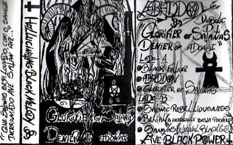 Capa de Glorifier of Satanas - Denier of Adonai