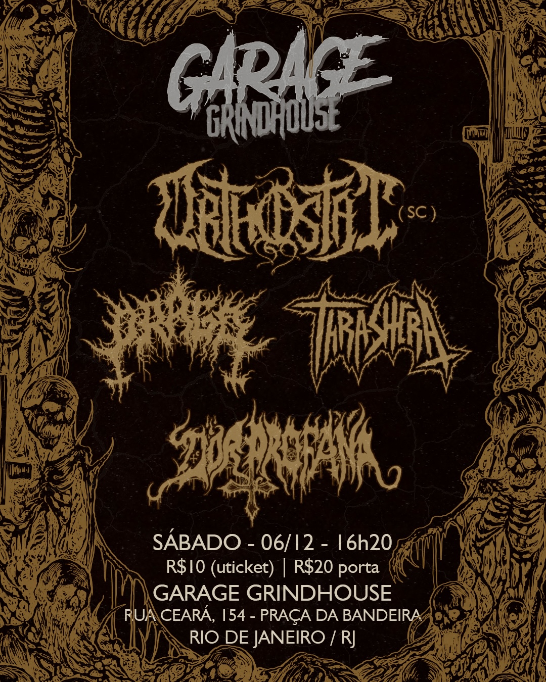 Cartaz Garage Grindhouse com Orthostat