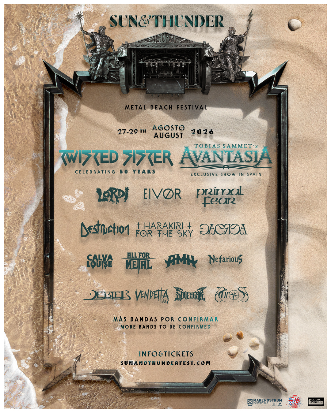 Cartaz do festival Sun and Thunder 2026