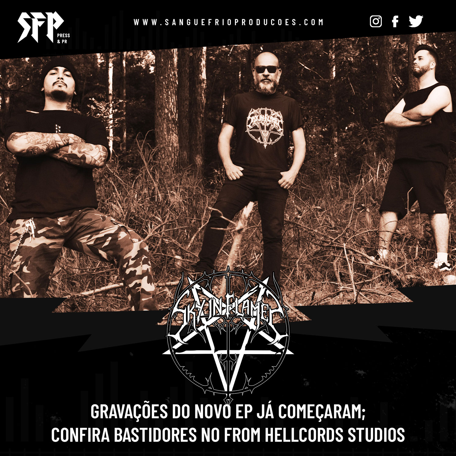 Sky in Flames a gravar novo EP