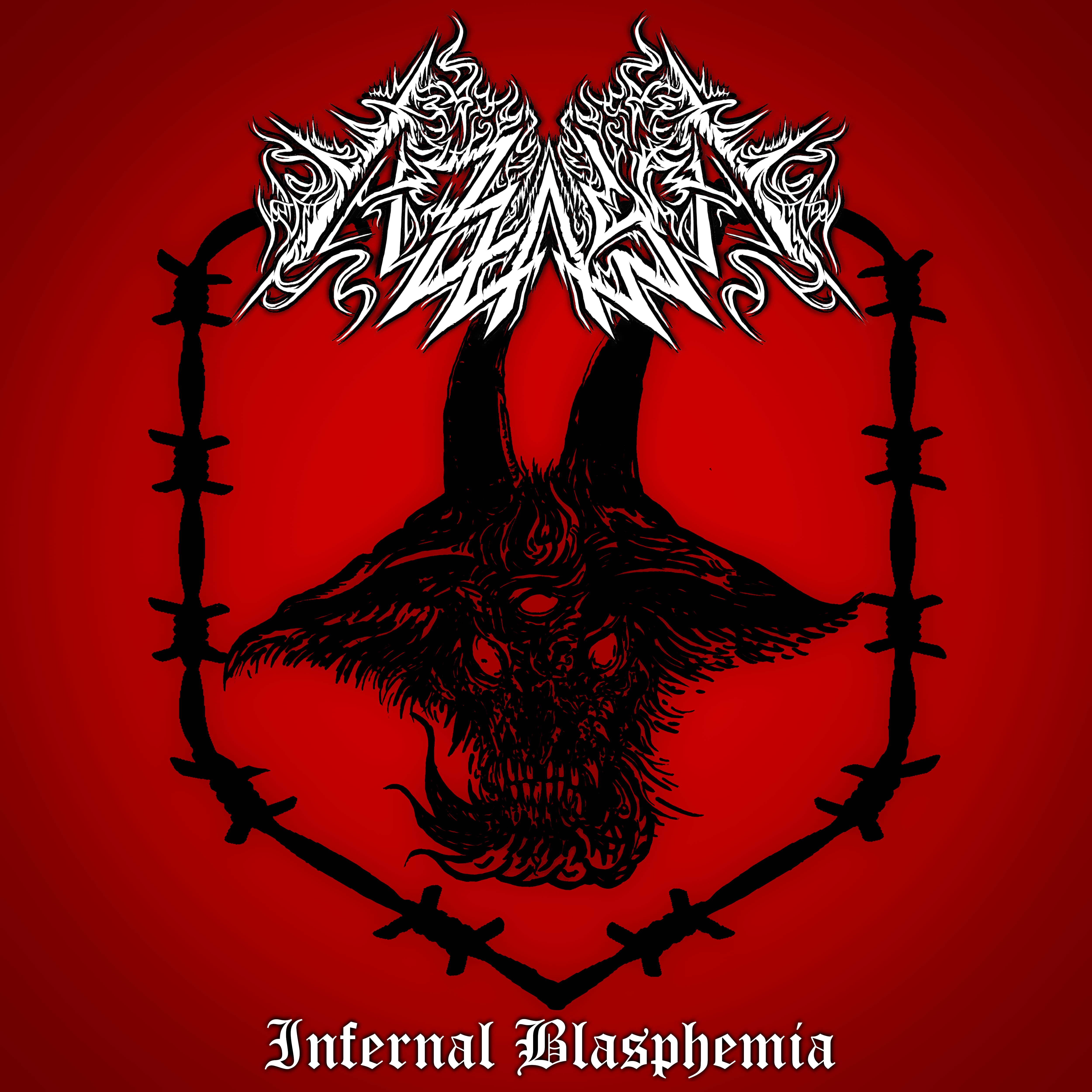Capa do EP Infernal Blasphemia