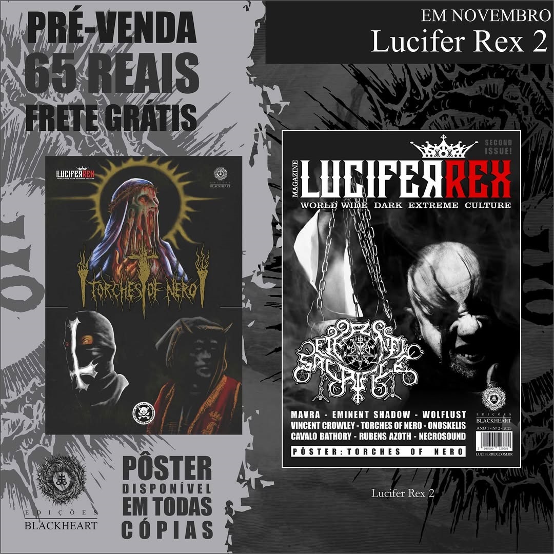 Capa da Lucifer Rex Magazine com Eternal Sacrifice