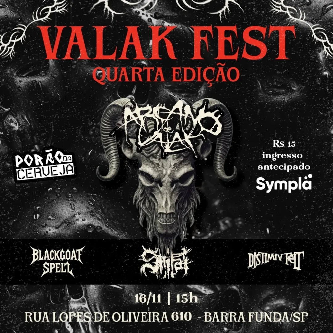 Cartaz Valak Fest IV
