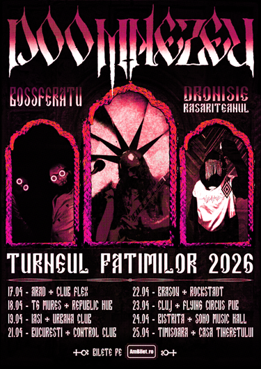 Cartaz da digressão de Doomnezeu