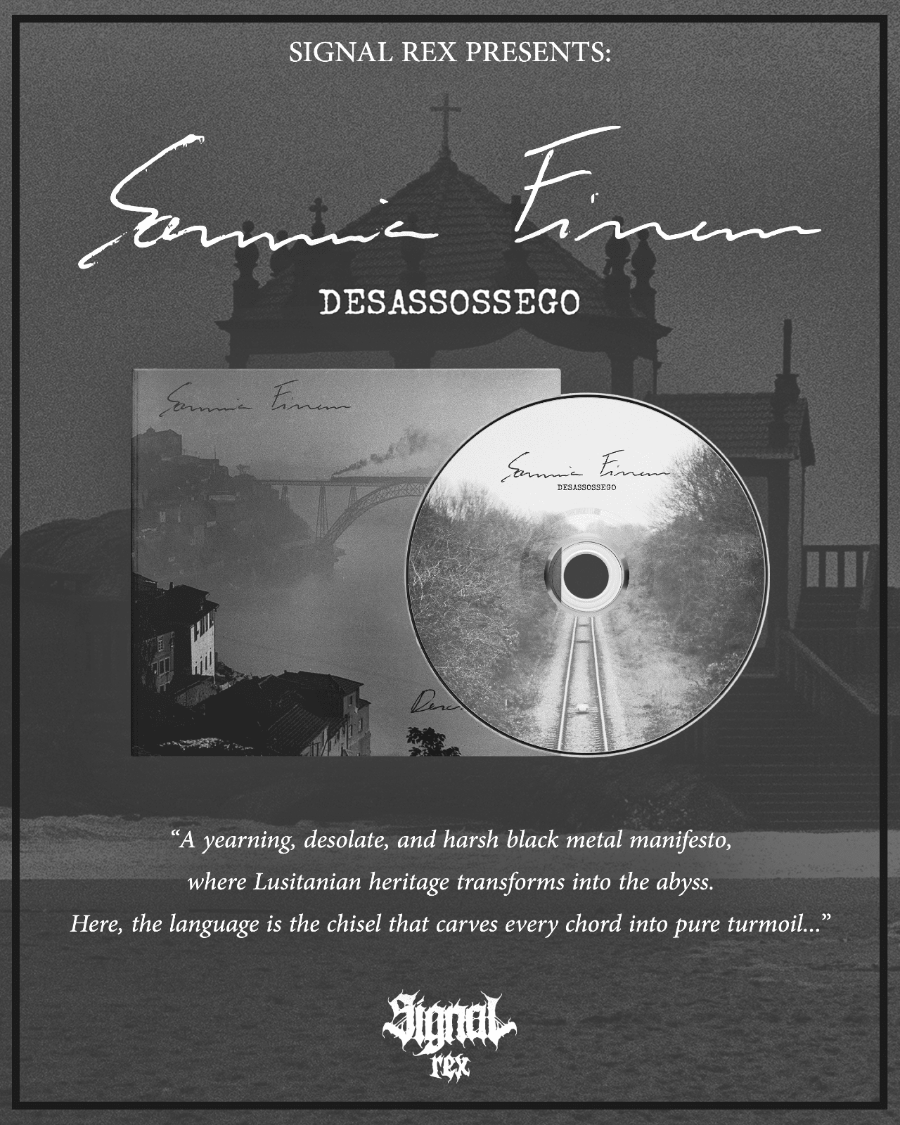 Capa do álbum Desassossego de Somnia Finem