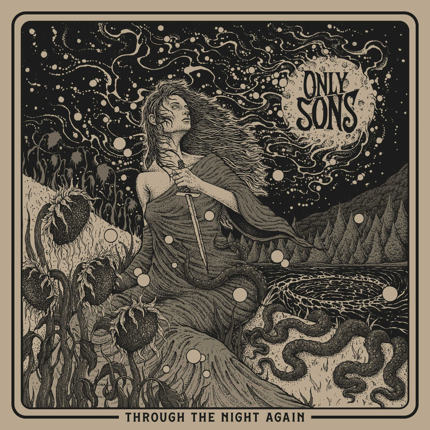 Capa do álbum Through the Night Again