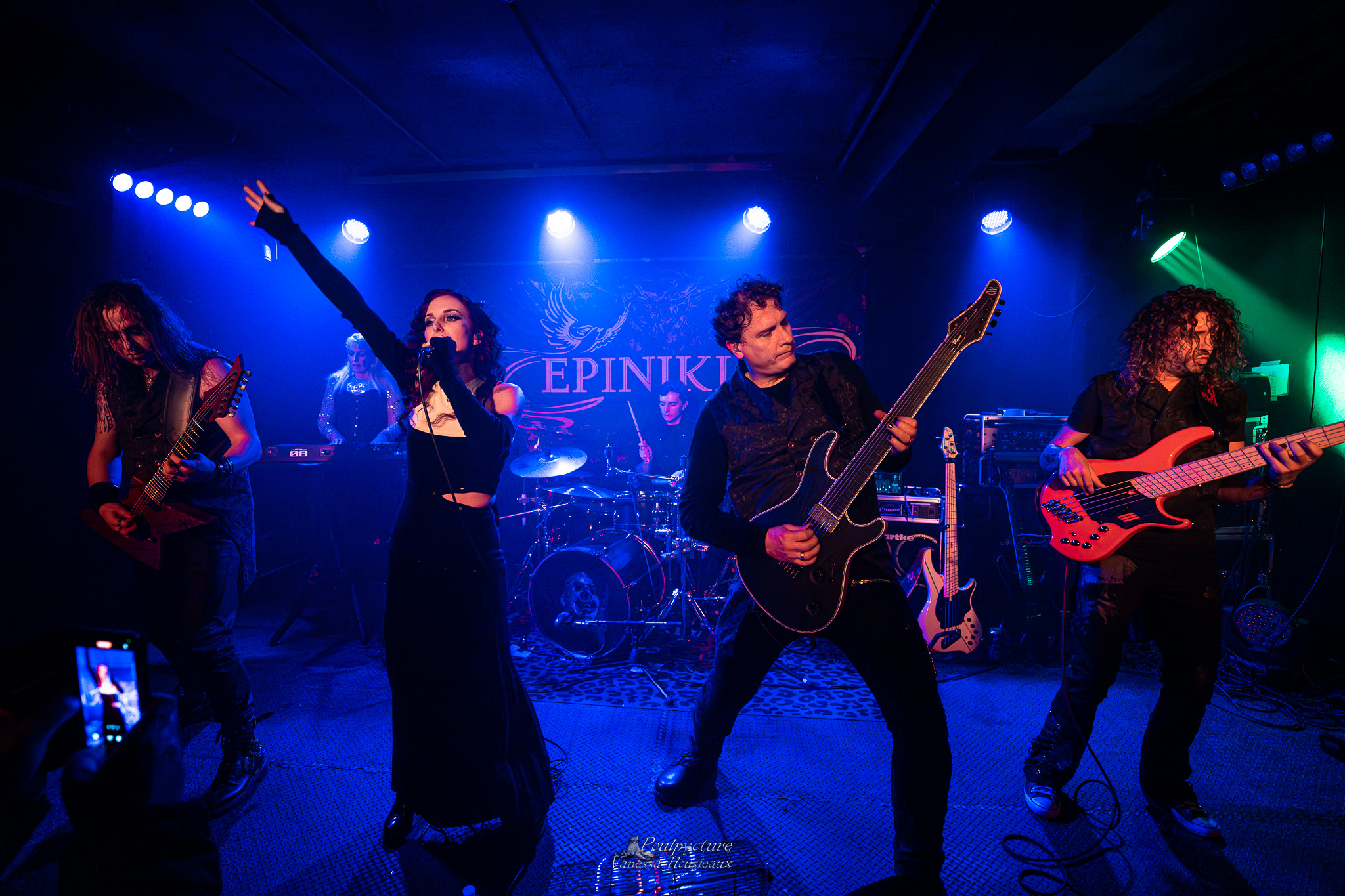 Epinikion a atuar ao vivo