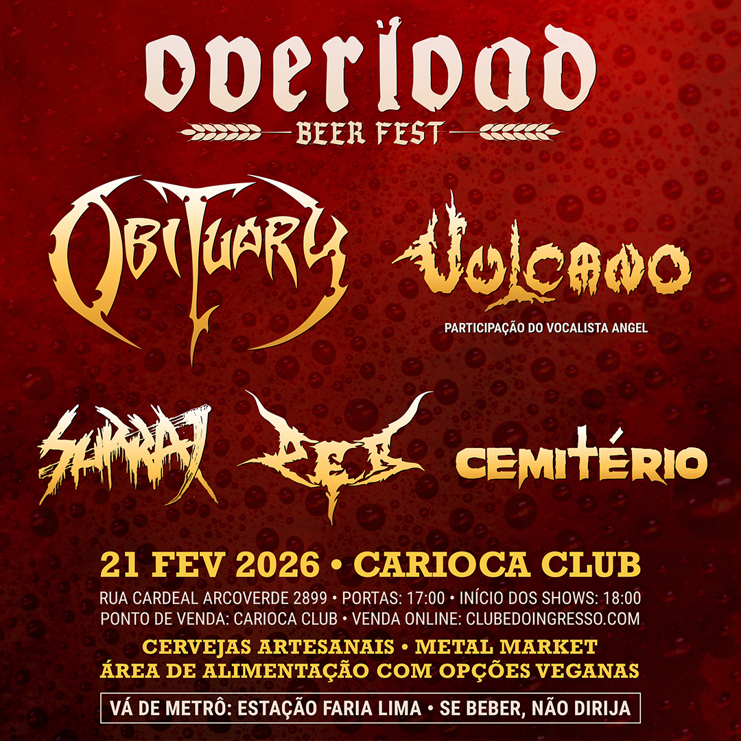 Vulcano e Obituary no Carioca Club