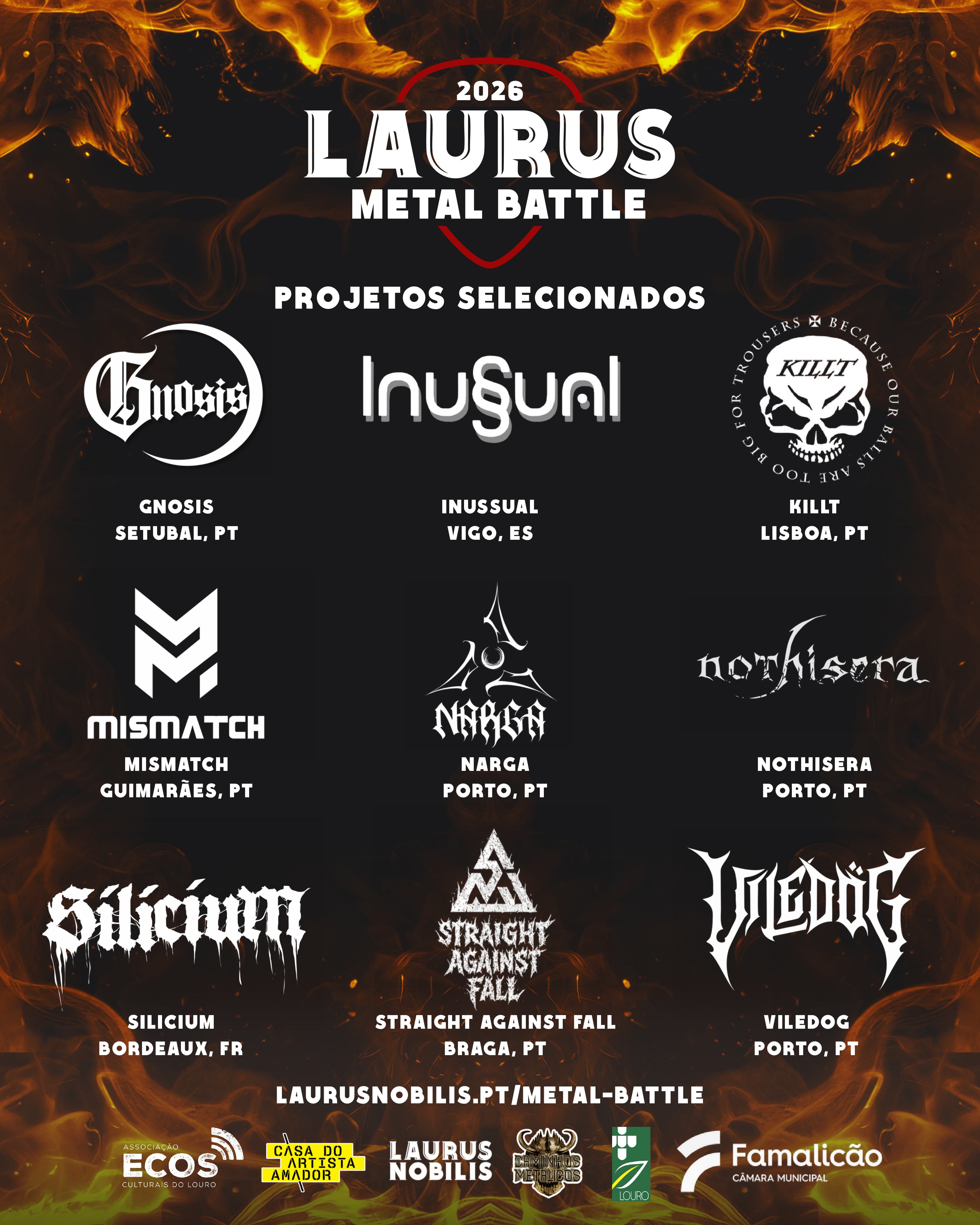 Cartaz Laurus Metal Battle 2026
