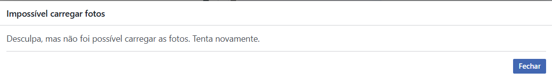 Erro Instagram Portal Metal