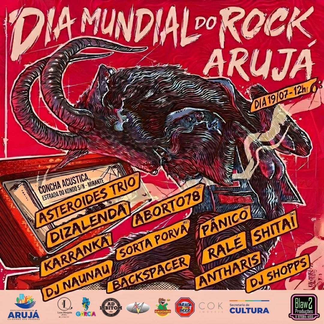 Shitai Dia Mundial do Rock Aruja