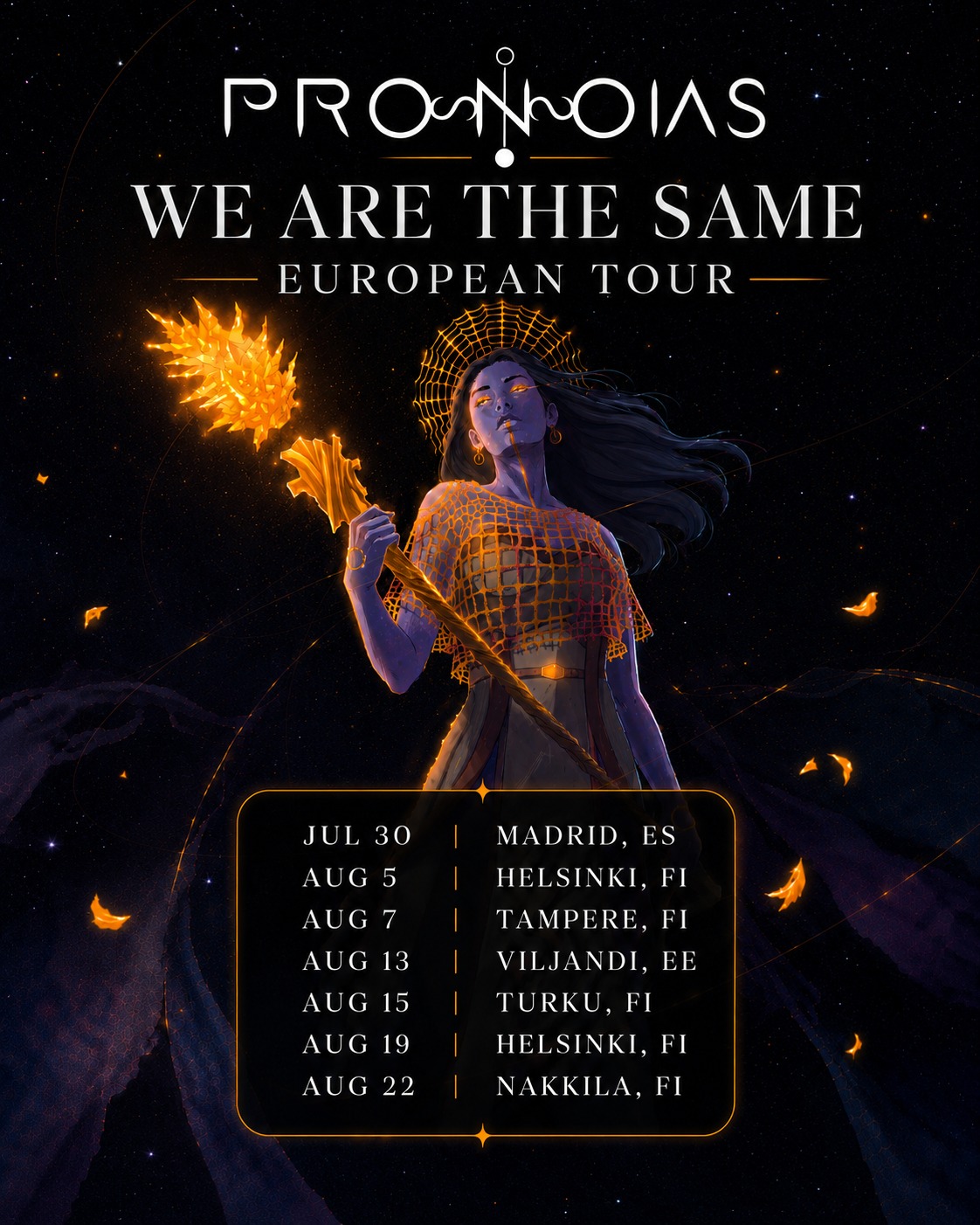 Pronoias European Tour 2026