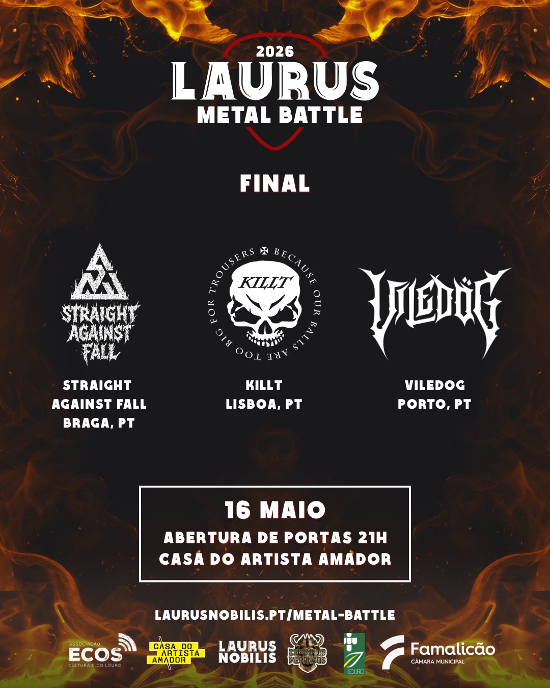 Cartaz Final Laurus Metal Battle