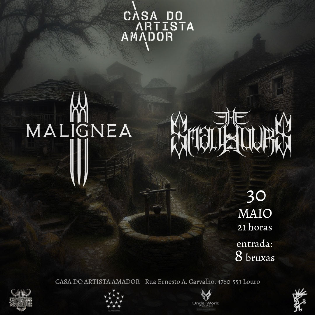 Cartaz Malignea e The Small Hours na CAA