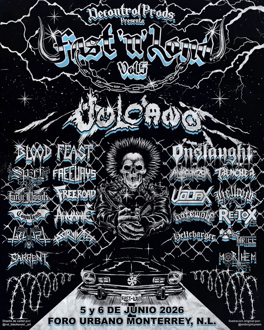 Cartaz Vulcano no Fast n Loud México