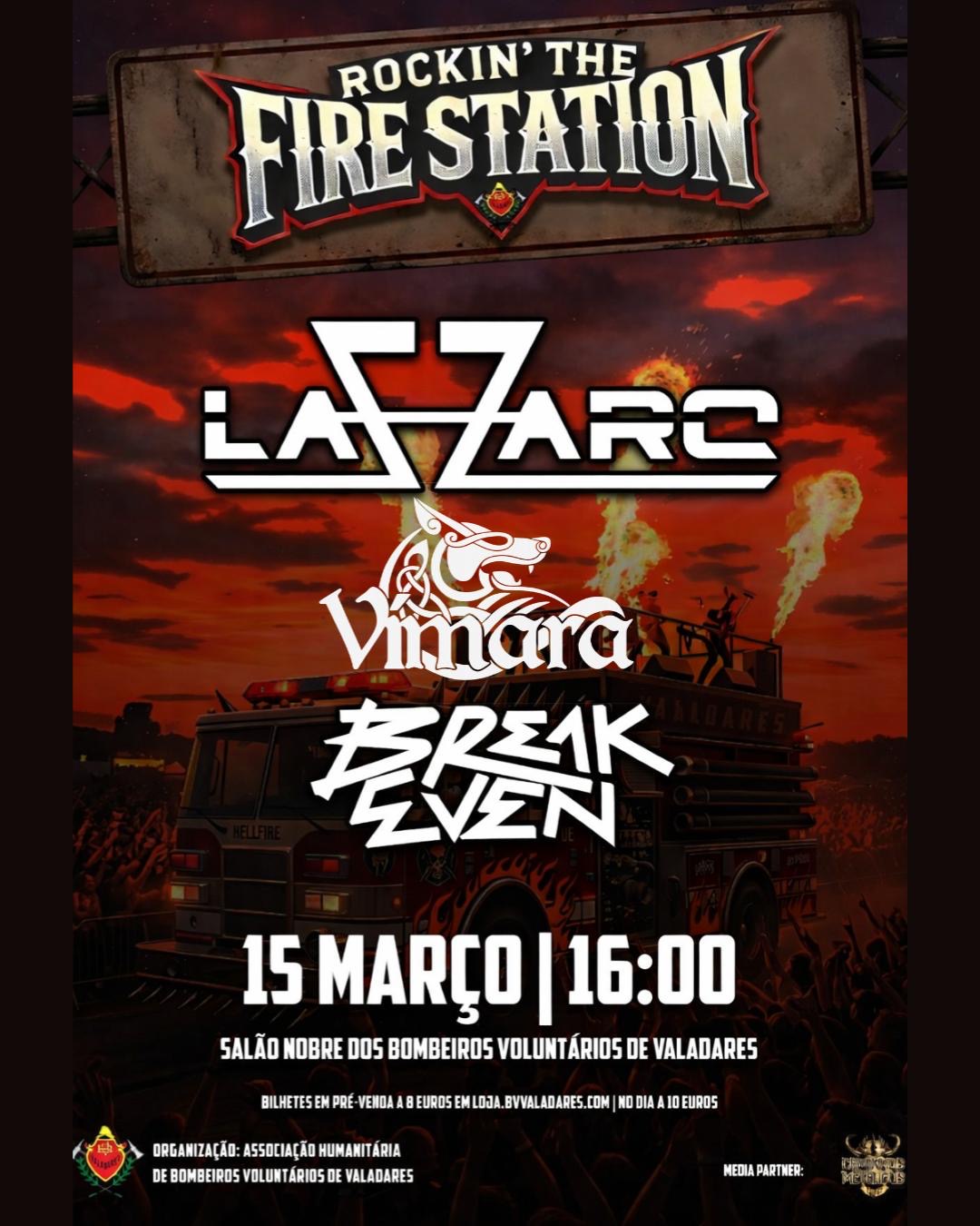 Cartaz Rockin' The Fire Station - 15 de Março de 2026