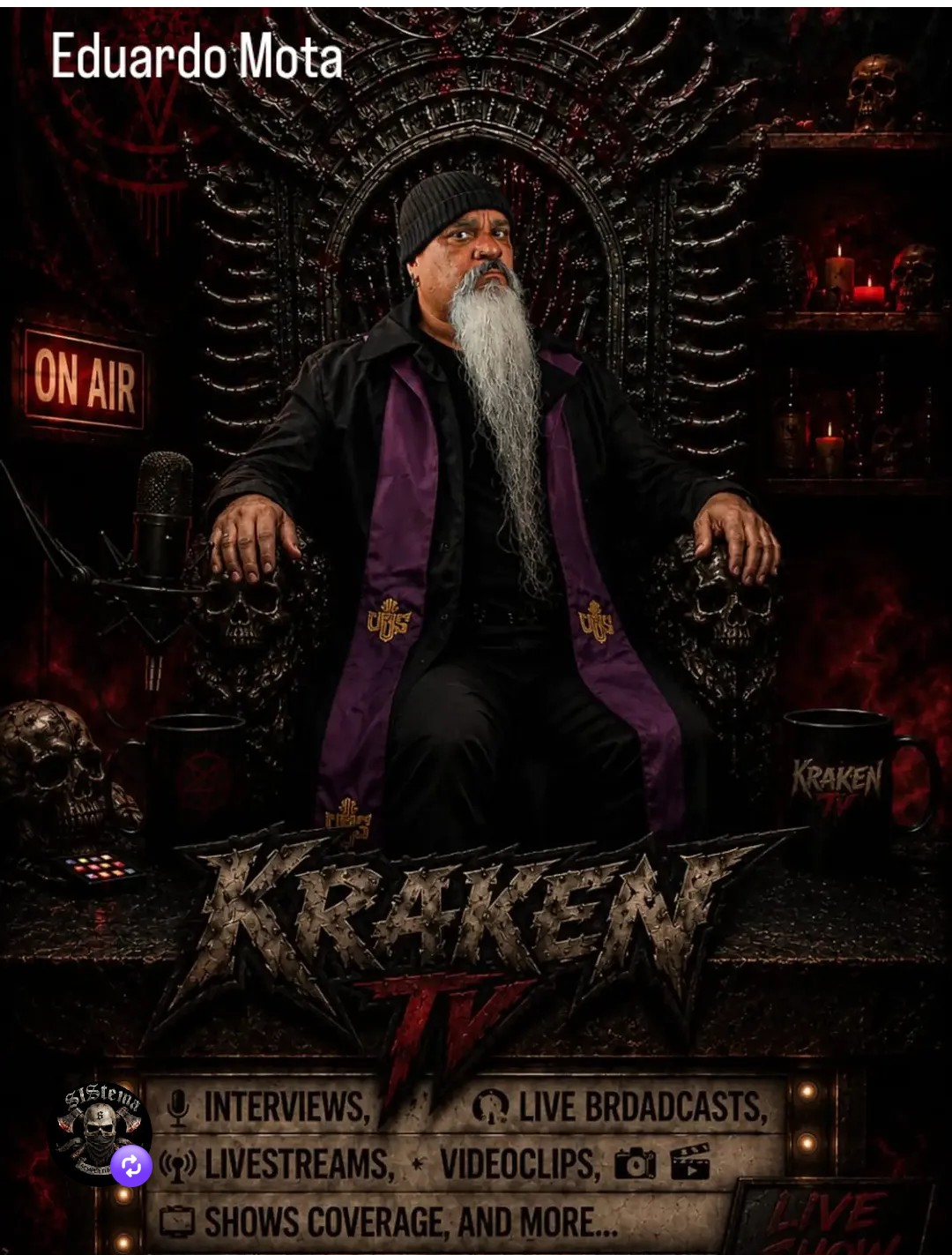 Eduardo Slayer na Kraken TV