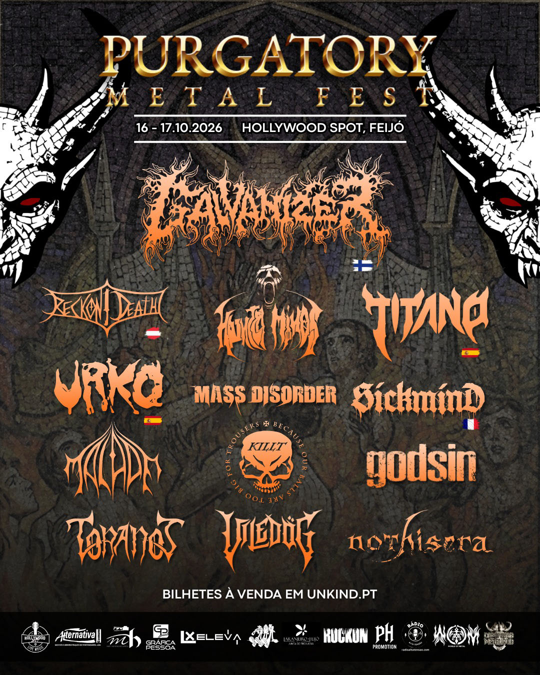 Cartaz Purgatory Metal Fest 2026