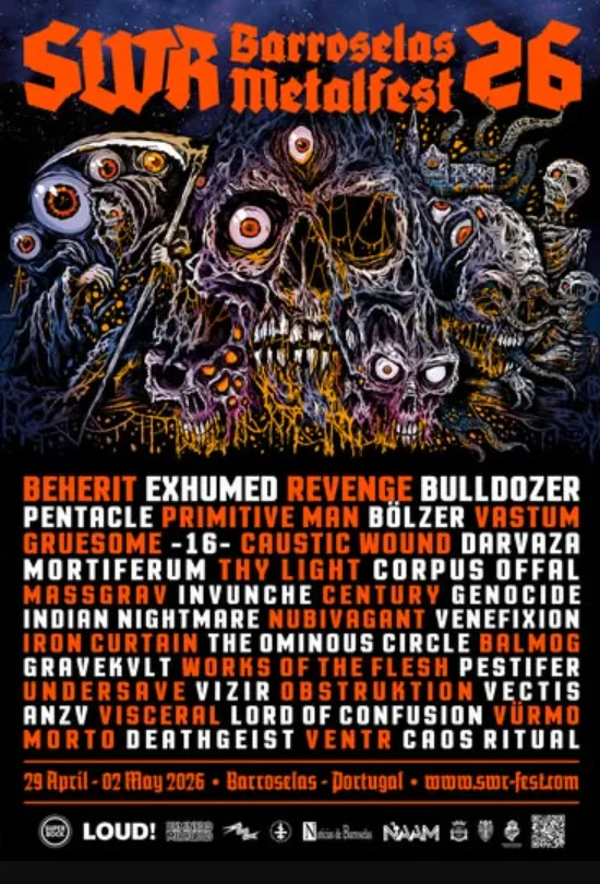 Cartaz SWR Barroselas Metalfest 27