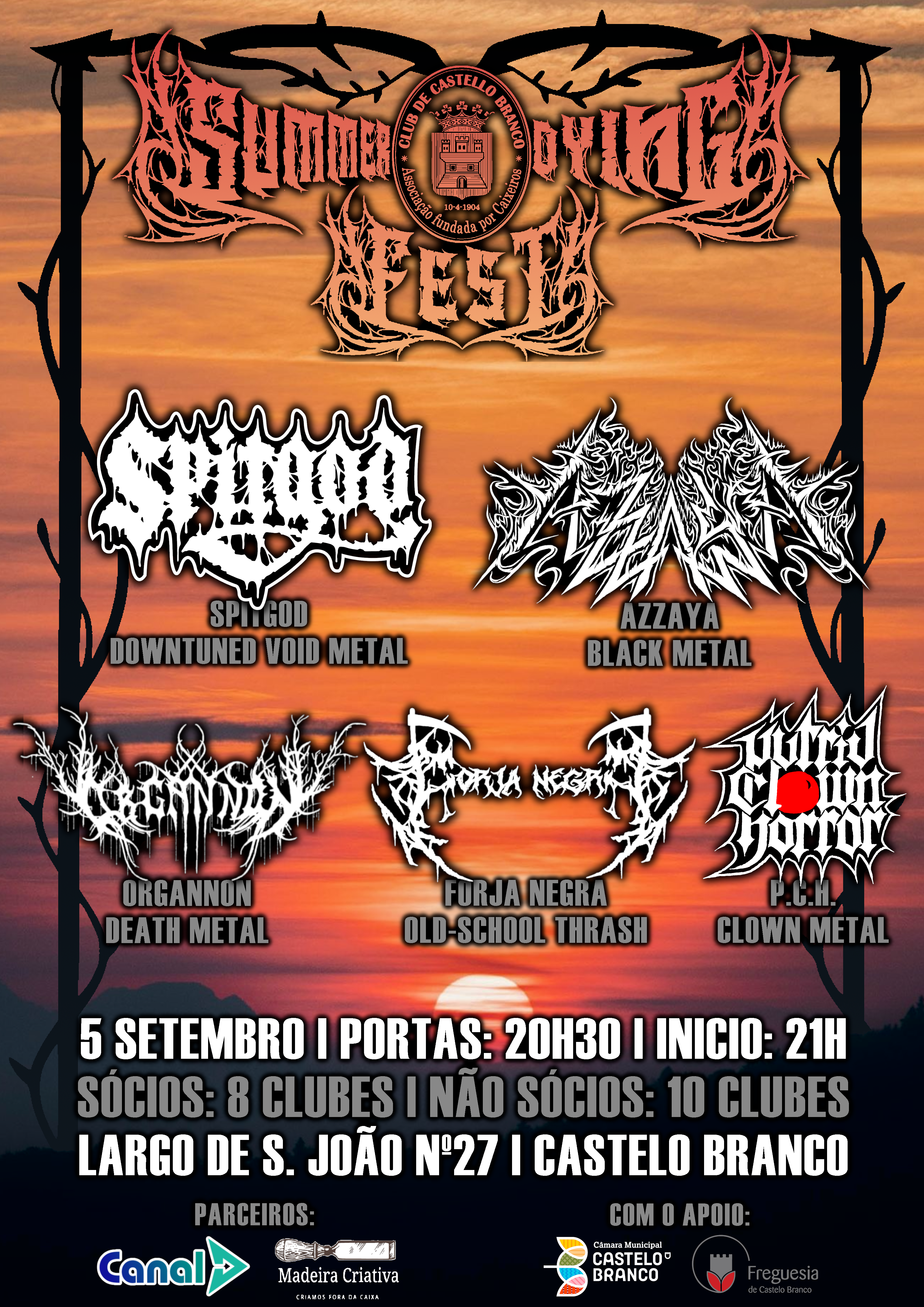 Cartaz Summer Dying Fest 2026