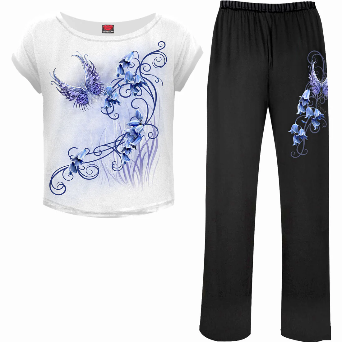 (image for) BLUEBELL FAIRY - 4pc Gothic Pyjama Set